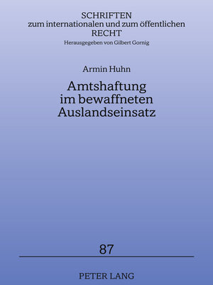 cover image of Amtshaftung im bewaffneten Auslandseinsatz